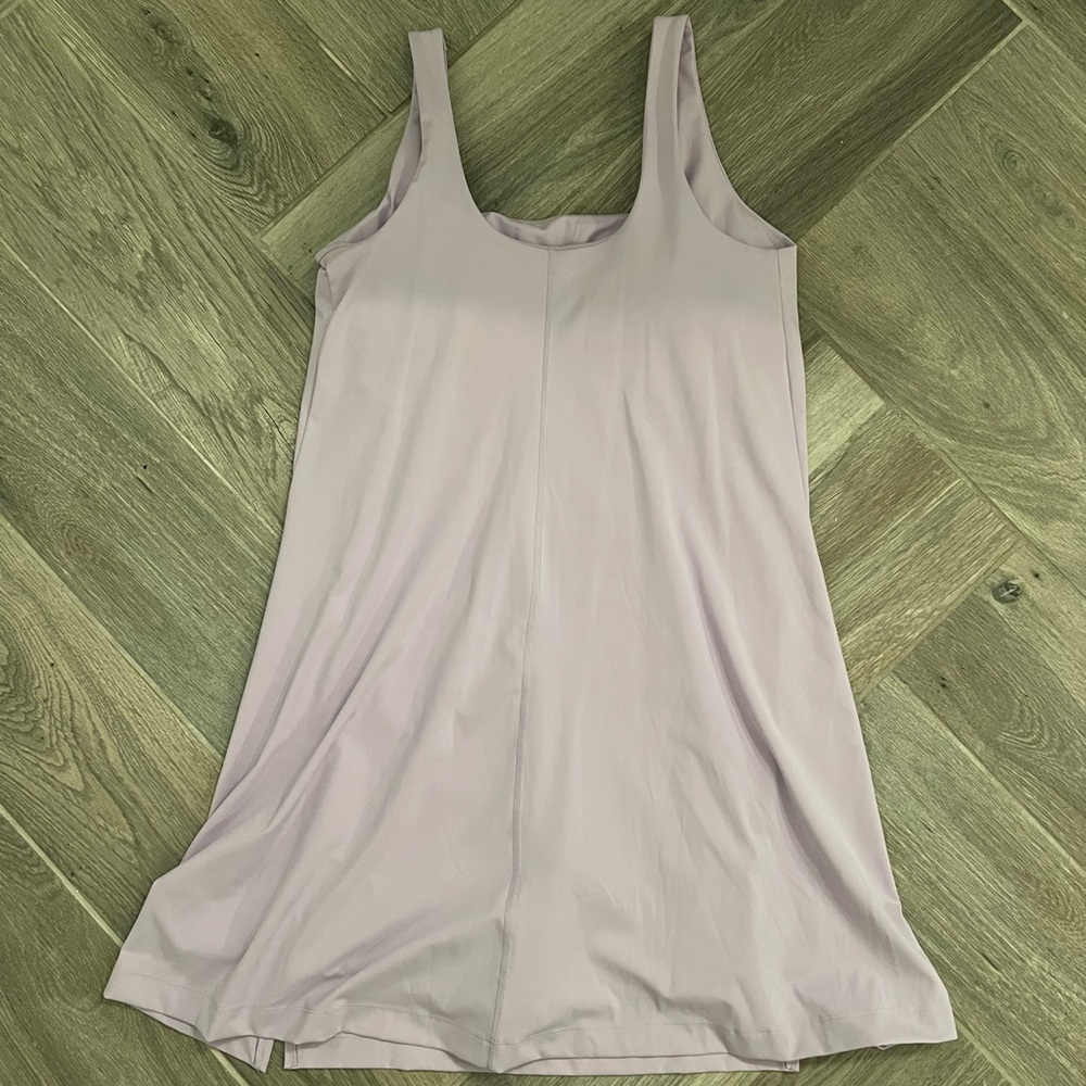 Old Navy Sleeveless Square-Neck Lilac Tank Athletic Dress Womens Size Large - Picture 2 of 4